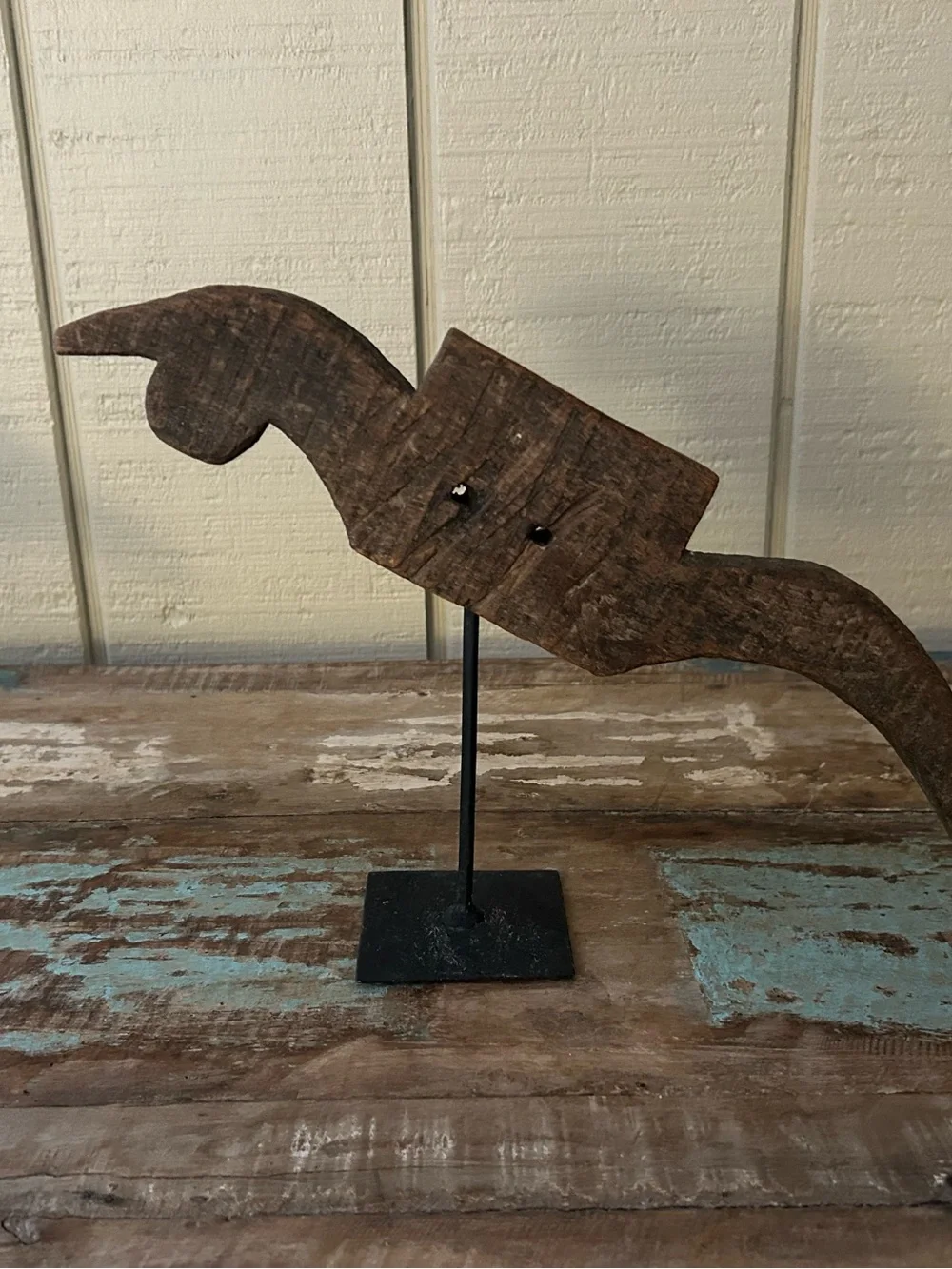 Architectural Wooden Birds set of 3